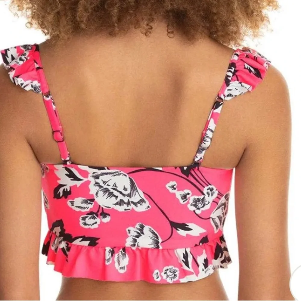 MAAJI FESTIVAL‎ JUGGLER 2 WAY REVERSIBLE BANDEAU BIKINI TOP, Size Small